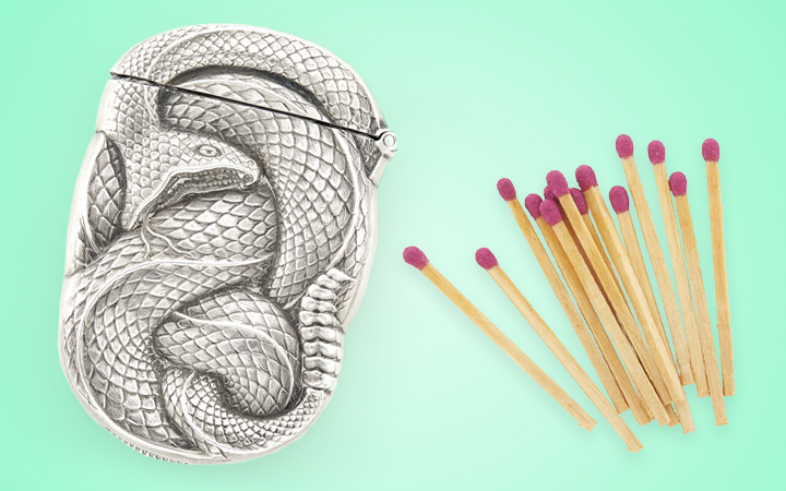 Image for story - Matchsafes & Vesta from the Joseph & Miriam Poser Collection