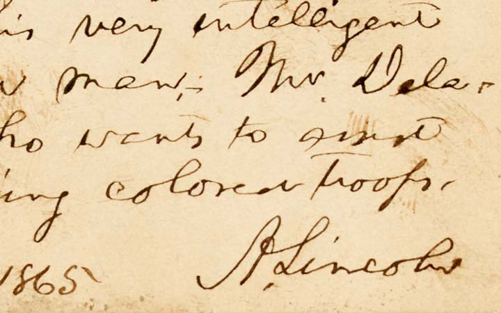 Image for story - Three Relics of Abraham Lincoln