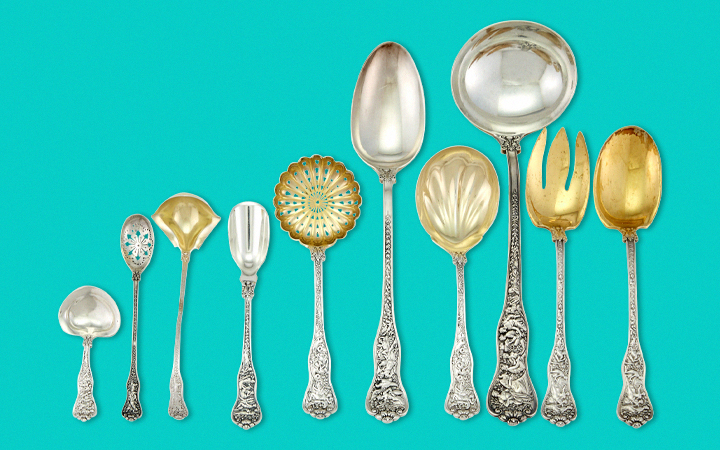 Image for story - Tiffany & Co. Olympian Pattern Silver