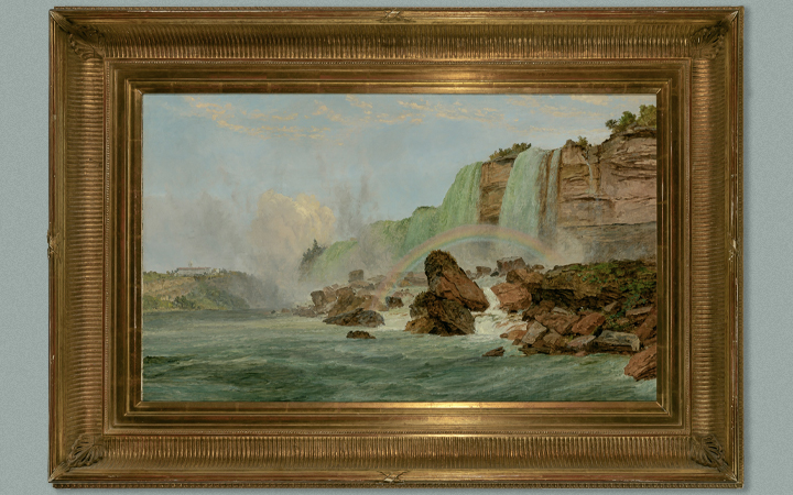 Image for story - Jasper Francis Cropsey at Niagara Falls
