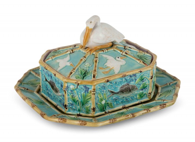 George Jones Pelican Sardine Box.