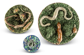 F. Gomes D'Avellar Portuguese Palissy Ware