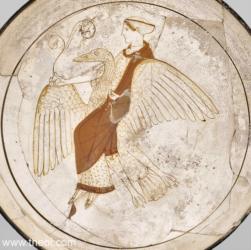 Aphrodite Riding a Goose