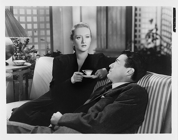 With Gregory Peck in Gentlemen's Agreement (1947)