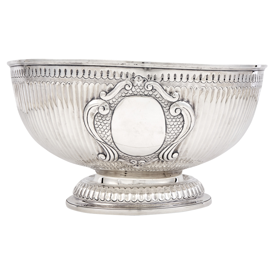 George III Sterling Silver Punch Bowl