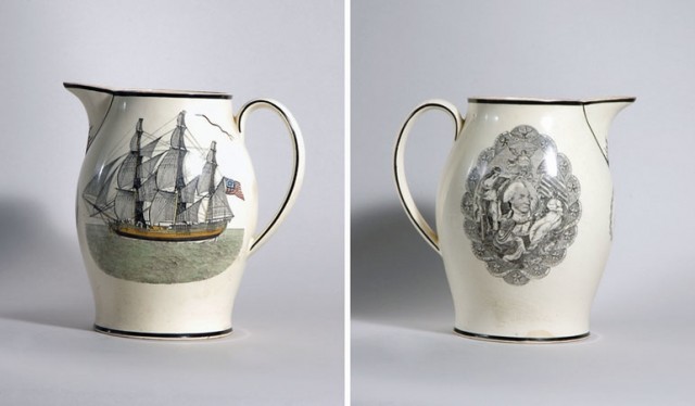 English ceramic model for the iconic Liverpool Pitcher