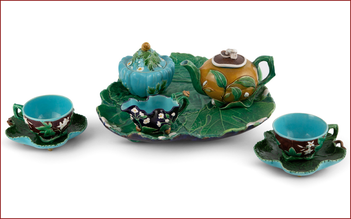 Minton Majolica Tea Set 