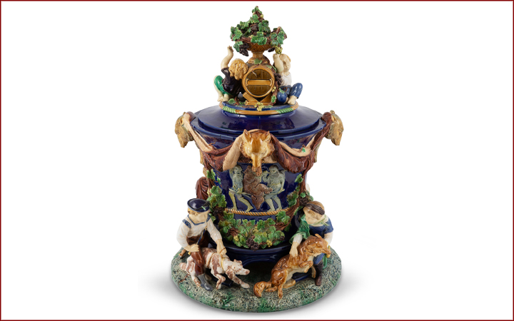 Minton Majolica Wine Cooler