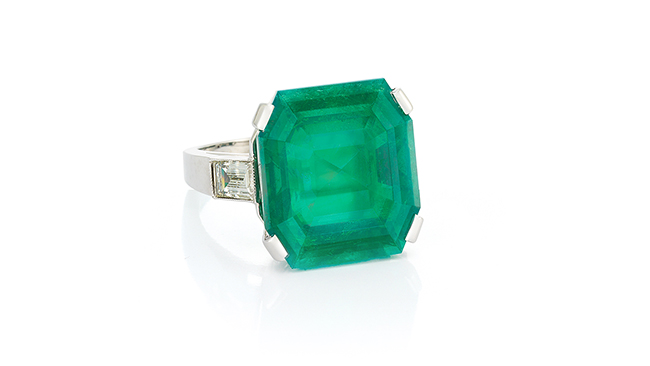 Emerald Cut Emerald Ring