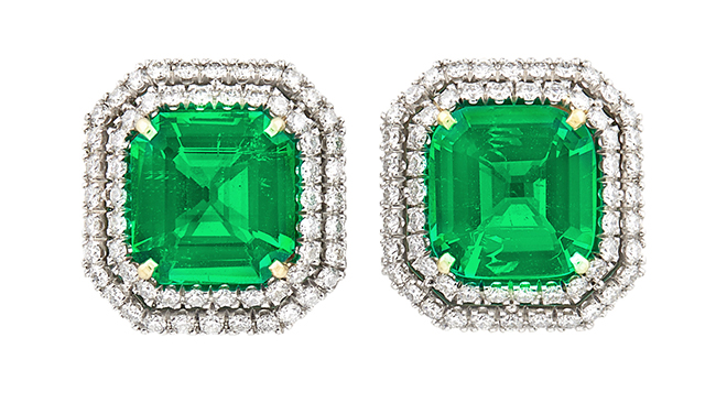 Colombian Emerald Earrings