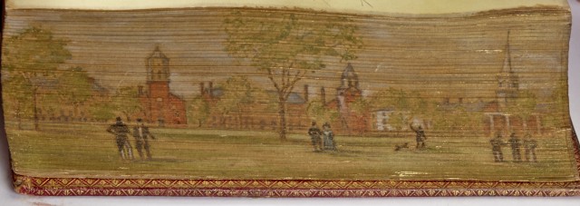 [FORE-EDGE PAINTINGS]  Four volumes with fore-edges of American views.