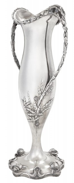 International Sterling Silver Floor Vase
