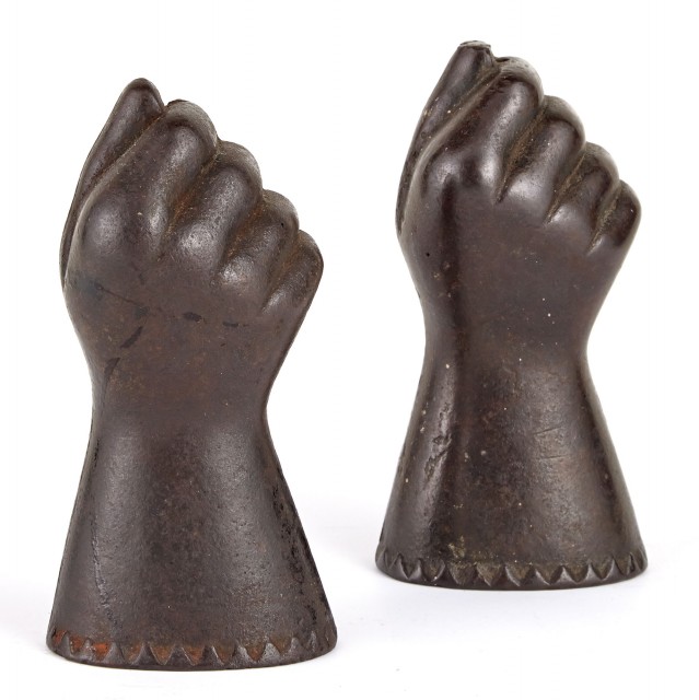 Pair of Cast Iron Mill Weights