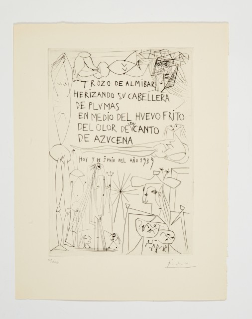 PICASSO, PABLO  El Entierro de Conde de Orgaz.