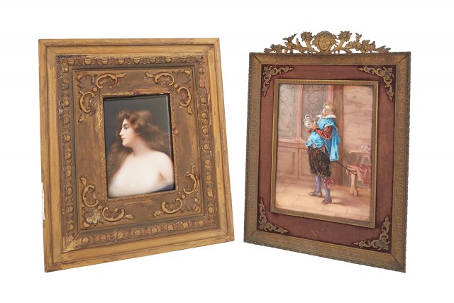 French Enamel Plaque