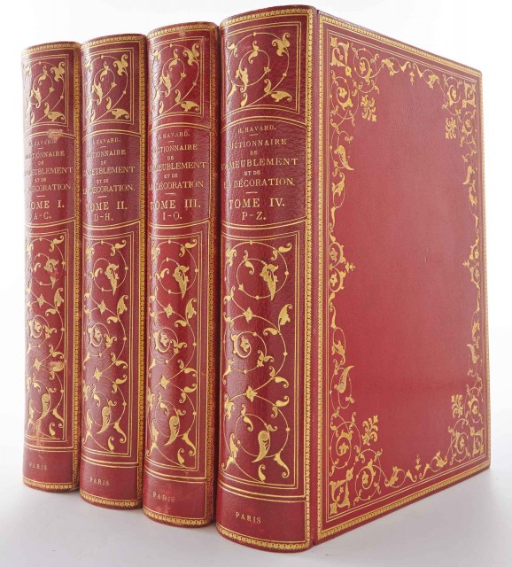 [APPLIED ART]  HAVARD, HENRY  Dictionnaire de L'Ameublement et de la Décoration. Depuis le XIIIe siècle jusqu'à nos jours.
