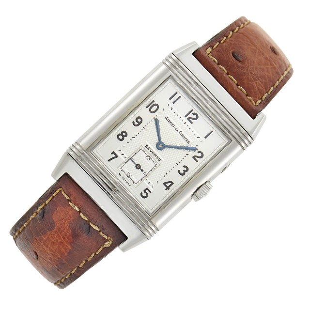 Jaeger-LeCoultre Gentleman's Stainless Steel 'Reverso Duo Face' Wristwatch, Ref. 270.8.54
