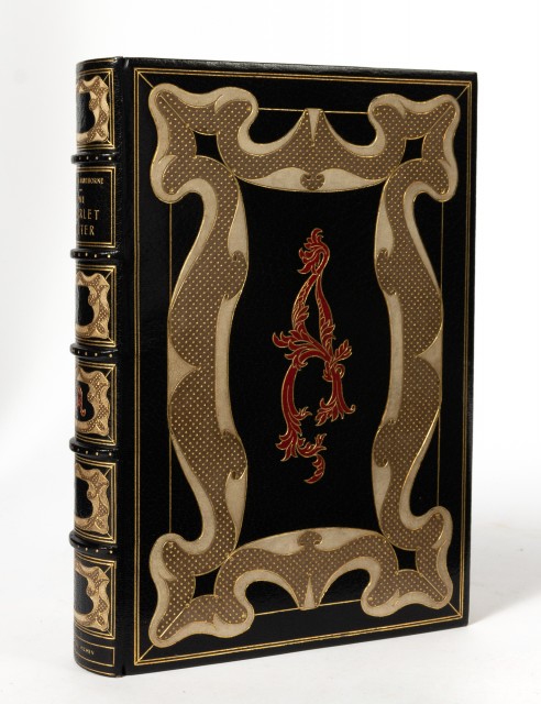 [FINE BINDING]  HAWTHORNE, NATHANIEL. The Scarlet Letter. A Romance Literally Reprinted from the First Edition.