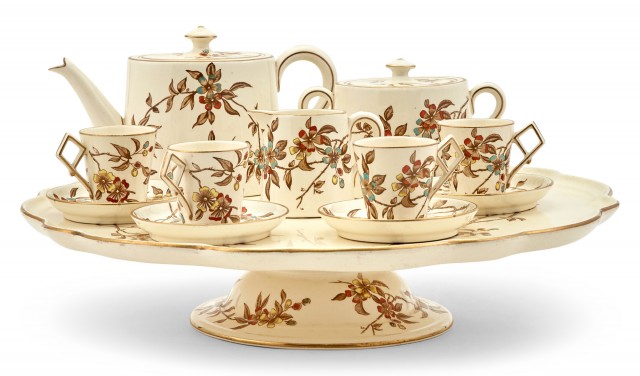 Powell, Bishop and Stonier Aesthetic Movement 'Oriental Ivory' Tokio