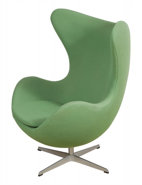 Arne Jacobson Upholstered "Egg" Chair