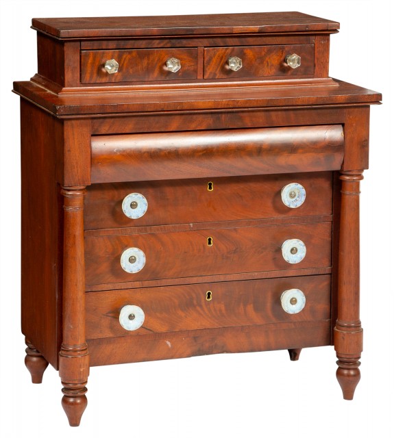 Classical Miniature Mahogany Chest of Drawers