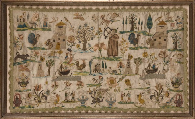 Silkwork Needlework Picture