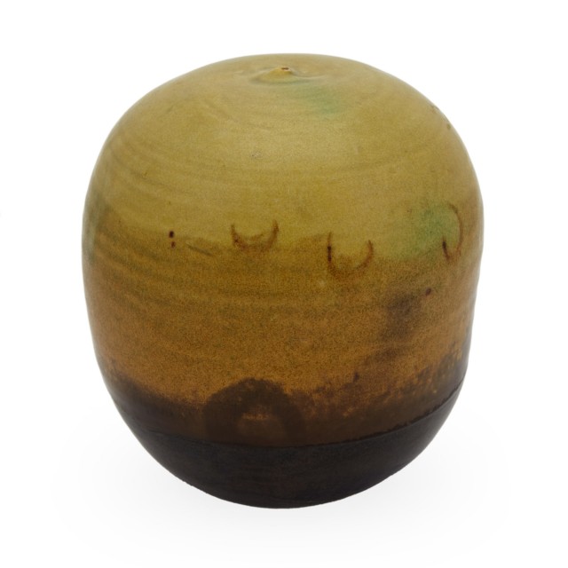 Toshiko Takaezu Glazed Closed Form Stoneware Vessel