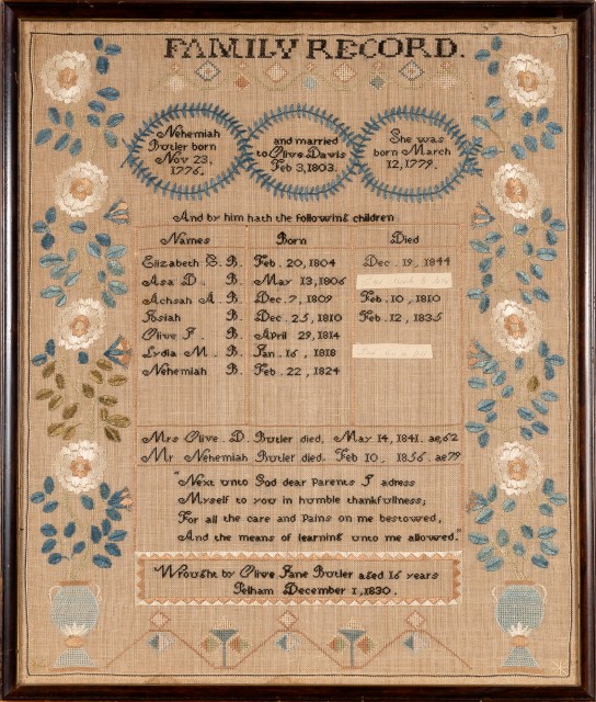 American Needlework Family Record