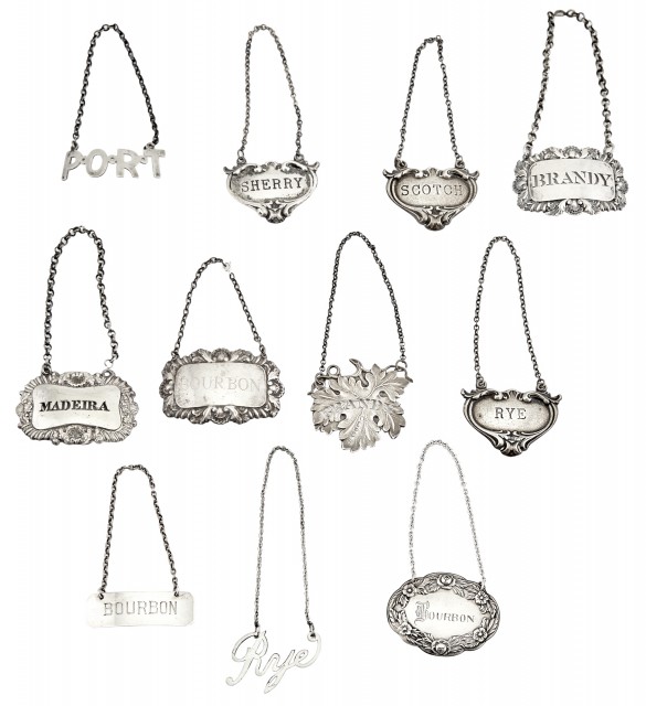 Group of Silver Bottle Tickets