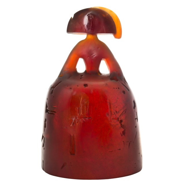 Manolo Valdes for Daum Pâte-de-Verre Figure Titled Las Meninas
