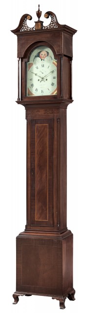 Federal Mahogany Tall Case Clock