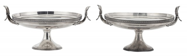 Pair of Tiffany and Co. Sterling Silver Compotes