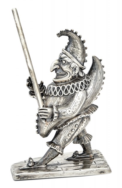 Victorian Sterling Silver Novelty Mr. Punch