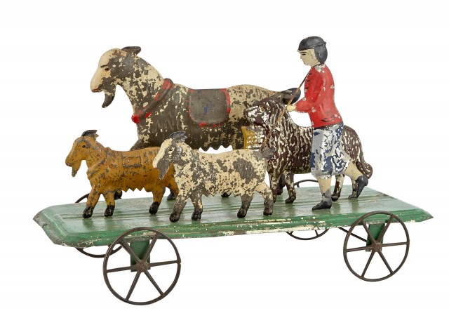 Large Animal Tin Pull Toy