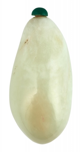 A Chinese White Jade Snuff Bottle