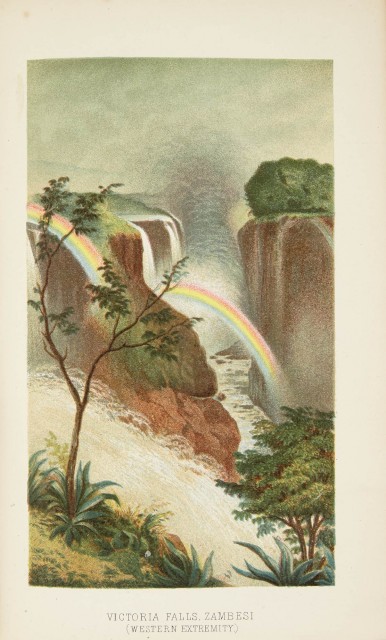 OATES, FRANK  Matabele Land and the Victoria Falls.