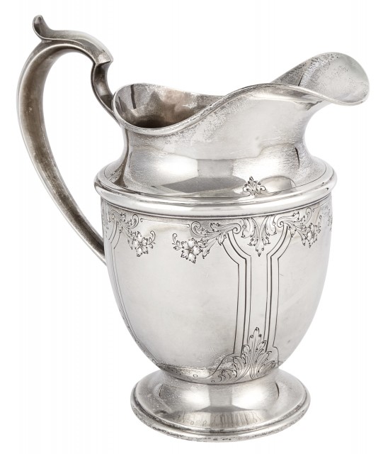 Durgin for Gorham Sterling Silver Water Pitcher