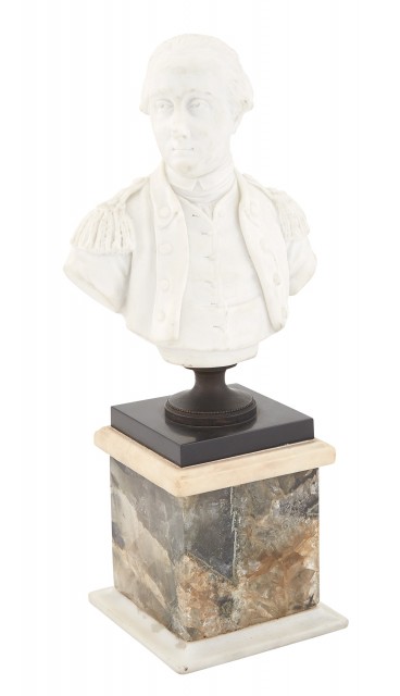 Sevres Bisque Porcelain Bust of Lafayette
