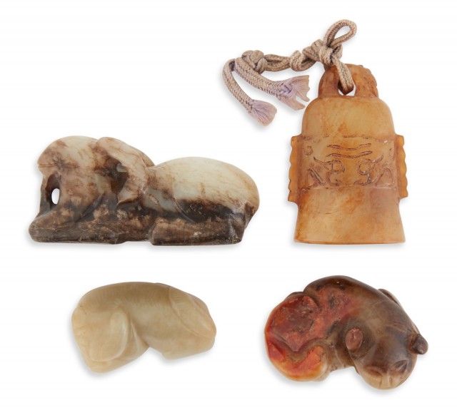 Four Chinese Jade Carvings