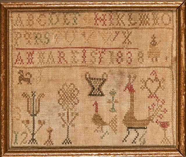 Pennsylvania Quaker Needlepoint Sampler