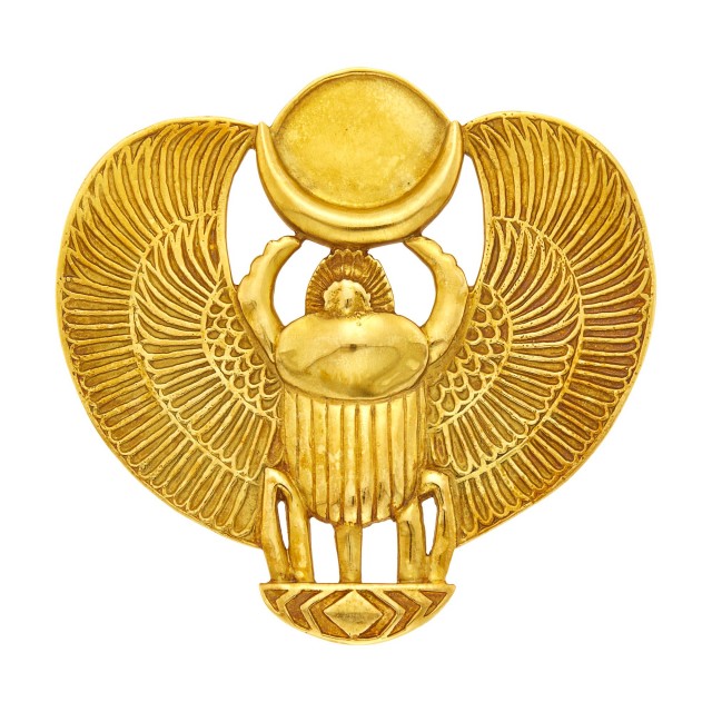 Metropolitan Museum of Art Gold Scarab with Wings Pendant