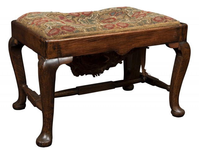 George I Walnut Stool
