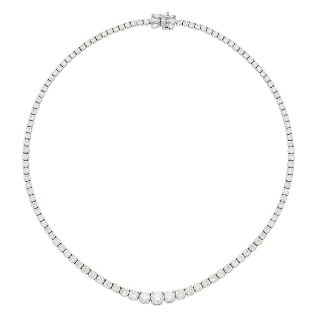 Platinum and Diamond Necklace