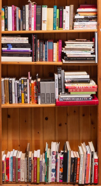 [BOOKS]  The remaining volumes of Brigid Berlin's home library.