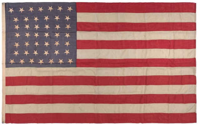 [AMERICAN FLAG]  Forty-Four Star American Flag.