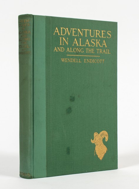 [ALASKA - SIGNED BOOKS]  A group of three signed and inscribed books about hunting in Alaska.