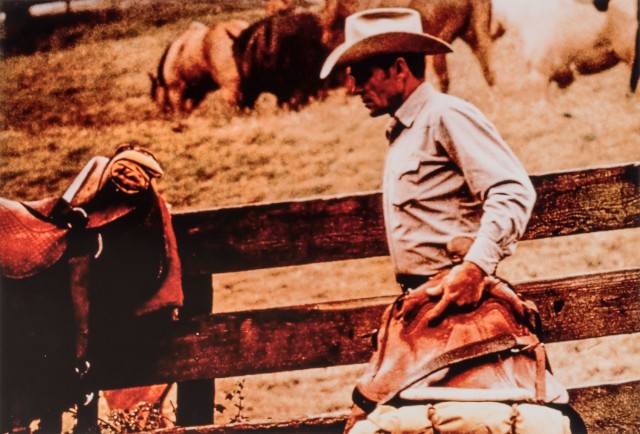 PRINCE, RICHARD (b. 1949)  Untitled [Cowboy with saddle], from the Cowboys and Girlfriends series.