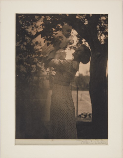 KASEBIER, GERTRUDE (1852-1934)  Woman and Child [Possibly Agnes E. Meyer with Florence Meyer.