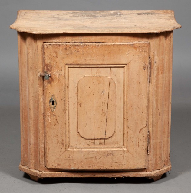 Continental Painted Single-Door Cupboard