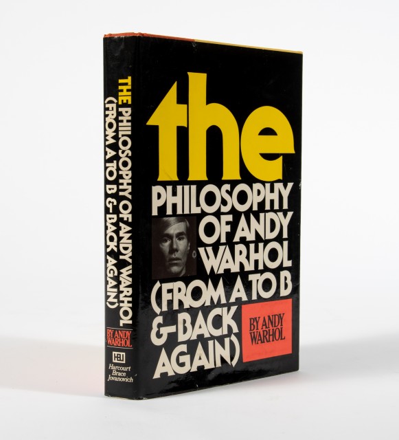 WARHOL, ANDY  The Philosophy of Andy Warhol (From A to B and Back Again)